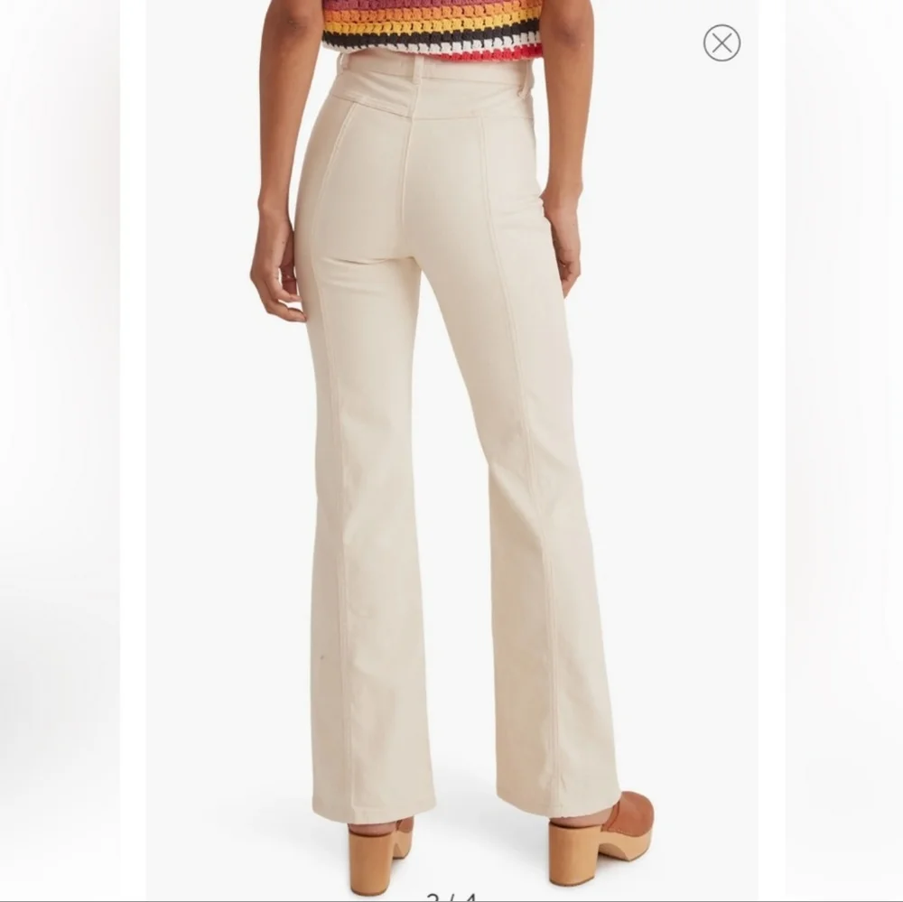 NEW‎ Marine Layer Archive Mariah Flare Pant Beige Size 10